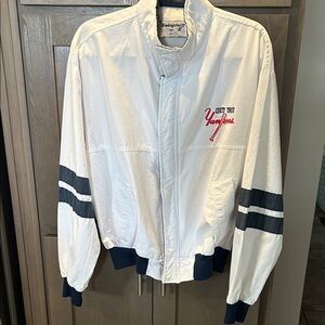 Vintage Swingster 80’s - 90’s New York Yankees White and Blue Jacket USA🇺🇸